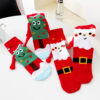 oly-b5dd342d650e1818fbc26844edd21fd9 Wholesale Anime Cartoon Christmas Couple Socks Medium Tube Polyester Cotton for Women Gift