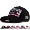 Wholesale Cotton Baseball Cap Embroidery Letter Patch Decorative Sun Protection Hat for Outdoor Sports