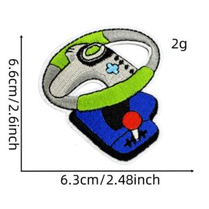 Blue game cloth stickers 5#