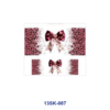 Wholesale 8pcs Cute Cherry Bow Mini Cup Keychain Sticker
