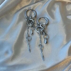 oly-b62b738d0e316194e7d7047a9c428bfc Wholesale Punk Gothic Chain Tassel Earrings Fashion Accessory Boutique Resale