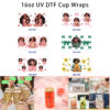 oly-b65713d30c0c7d5b004fbde4522330a9 Wholesale 5pcs Cozy Warm Tone Cartoon Lounge Girl Donut Popcorn Bow Daisy Sunflower Check Border Assorted Decor Prints 16oz Cup UV DTF Wraps