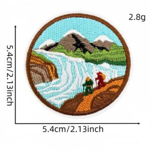 Outdoor round cloth patch 19#