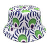 Wholesale Cartoon Frog Print Bucket Hat for Beach Travel Sun Protection