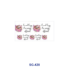 Wholesale 8pcs Cartoon Bee 3oz Cup Stickers Wrap OLY Exclusive