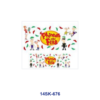 oly-b68431d98b5617b204da2c24b3c2d3e7 Wholesale 2/4/8pcs Classic Cartoon Character Print Mini Cup Keychain Sticker OLY Exclusive