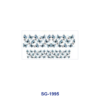 Wholesale 8pcs Butterfly Floral & Letter Graphic Pattern 3oz Cup Stickers Wrap OLY Exclusive