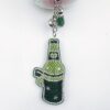 Wholesale Cartoon Wine Bottle Rhinestone Keychain Tassel Fashion Accessory Gift