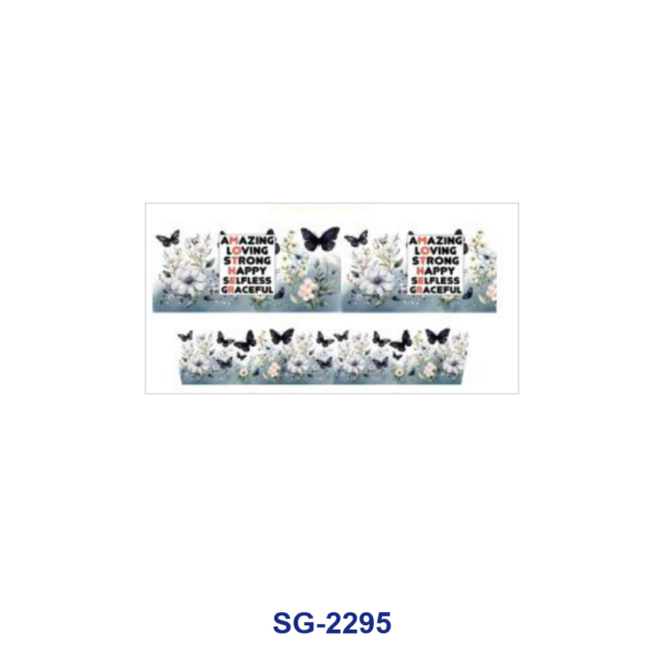 Wholesale 8pcs Mixed Floral Quote Cartoon Dessert Animal Print 3oz Cup Stickers Wrap OLY Exclusive