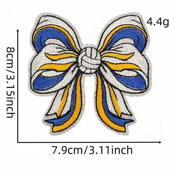 oly-b6cedf207446e16e320b394825430956 Wholesale Volleyball Sports Patch - Cartoon Embroidery with Glitter, Decorative Iron-On Patch for Clothing Accessory