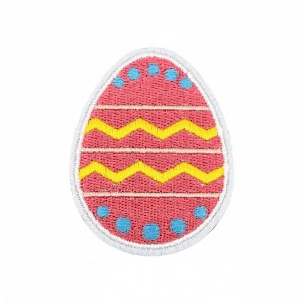 Wholesale Cartoon Party Embroidered Easter Egg Iron-On Cloth Patches Decorative Stickers for Resale