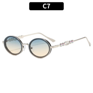 C7-Silver-framed Blue Tea Slices