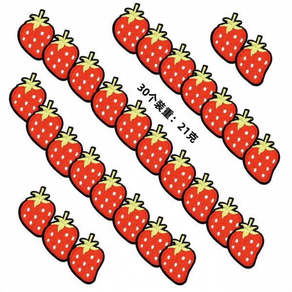 oly-b70cca20a9b802f1d17dd430b60b8194 Wholesale Cute Cartoon Strawberry Embroidered Patch Decorative Accent for Clothing Resale