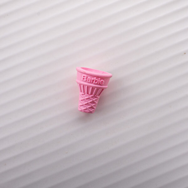oly-b7121c3695f15028340ec274812cb254 Wholesale Ice Cream Cone Acrylic Beads Cream Solid Color for DIY Jewelry Bag Charm Fashion Accessory