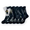 oly-b71d6d45e8a749e991836b50c7a12f67 Wholesale Skull Pattern Polyester Cotton Socks Unisex Casual Socks for Party