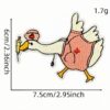 Wholesale Humorous Goose Embroidered Patch Decorative Accent for Clothing and Bags