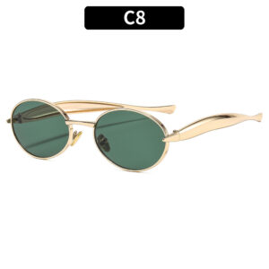 C8-gold frame dark green film