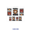 oly-b73000c9cf030376d1910458b38afa20 Wholesale 2/4/8pcs Christmas Sports Mama Graphic Mini Cup Keychain Sticker OLY Exclusive
