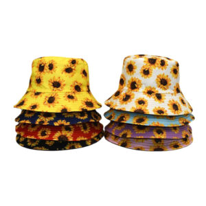 oly-b73044ea8b7f457a2da89d20b78eefb6 Wholesale Chic Sunflower Print Fisherman Hat Summer Sun Hat for Men Women