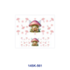 oly-b73ccd22a6e522e19394e74d65c11c29 Wholesale 2/4/8pcs Fantasy Fairy Mushroom Cottage Print Mini Cup Keychain Sticker