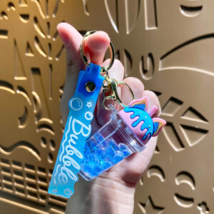 Bubble Bead Milk Tea Cup-Blue / Single OPP bag packaging