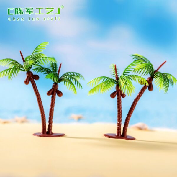 Wholesale Beach Themed Artificial Double Coconut Tree Decoration PVC for Home Decor or Party