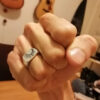 Wholesale Vintage Sunrise Sun Ring for Men  Silver Alloy Electroplated - Boutique Jewelry Accessory