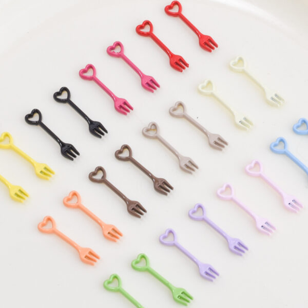 oly-b789aca7b31ea27db803ddb8d9b7e6bd Wholesale Fashion Miniature Fork Pendant Keychains 12pcs Zinc Alloy Dollhouse Decorative Jewelry Accessory