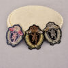 oly-b798b4ae96c739c5323ac34c709738da Wholesale Golden Tiger College Style Patch Felt Sequins Towel Decorative Accessory