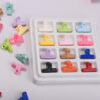 oly-b7a02d4addeb2b6fcb9a10ec6bbdeefe Wholesale Electroplated Acrylic Mixed Color Clips Loose Beads DIY Fashion Accessory for Jewelry Making Gift Boutique Resale