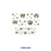 oly-b7b40ba0f0bd33e57da6809776a29795 Wholesale 2/4/8pcs Vintage Bow Floral Print Mini Cup Keychain Sticker