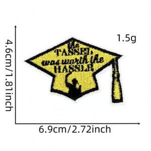 Graduation hat cloth sticker 9#