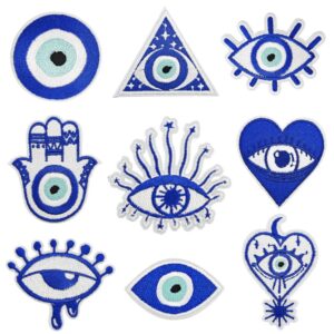 oly-b7d0d183c364240f2832224b94e71894 Wholesale Evil Eye Embroidered Patch Decorative Iron-On Applique Fashion Accessory Party Gift Boutique Resale