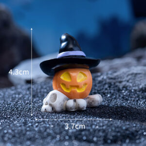 Pumpkin Skull No. 6 / All Saints Micro Landscape