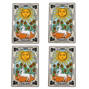oly-b7d9e4c9d8422957a3a74609ddbcc8f8 Wholesale Polyester Thread Embroidered Tarot Card Iron-On Patches Decorative Accent for Clothing DIY Accessory