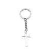 oly-b7eb820889f224a091292c9bc6112407 Wholesale Western Style Cross Pendant Keychain Metal Silver Bag Charm Jewelry Accessory