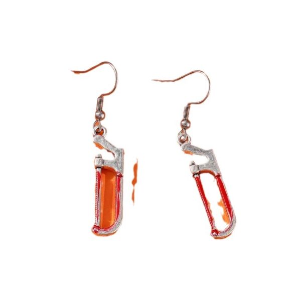 oly-b7f1f2e9a190436bc2a375cb5b32419f Wholesale Halloween Dark Gothic Skull Saw Axe Hammer Earring Set Fashion Accessory Gift
