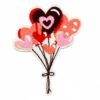 Wholesale Valentine's Day Heart Embroidery Patches Set of 8 - Decorative Iron-On LOVE Letters for Clothing Accessories