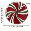 Wholesale Embroidery Thread Christmas Cloth Stickers Cartoon Cute Decorative Accent for Home Decor and Fashion Accessory