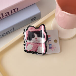 8# black pink kitten scratcher
