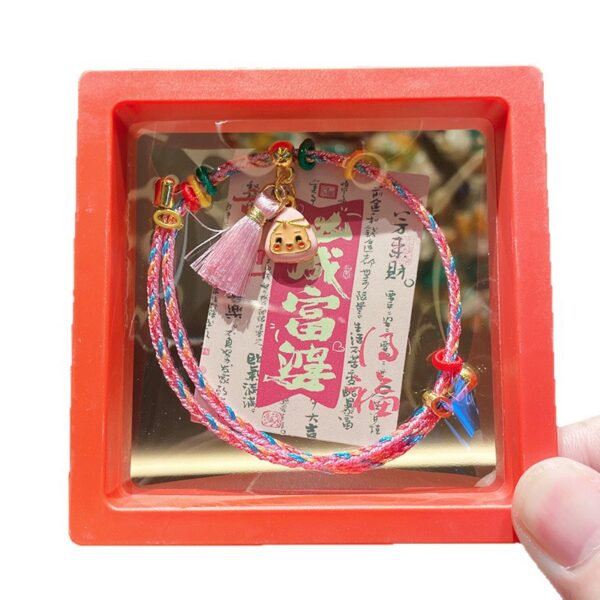 oly-b80b86a858d5a24a6250b91ce597d571 Wholesale Handmade Five Color Thread Bracelet with Tassel Ethnic Style Jewelry Accessory for Unisex Gift