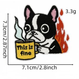 Flame cloth patch 1#