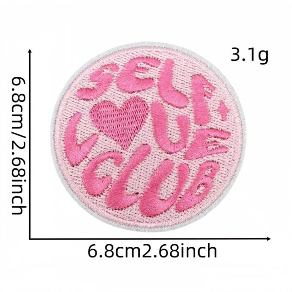 oly-b827524298fda9f5c22d32872fcbeab6 Wholesale Embroidered Thread Stickers Sunshine Language Quotes for Bag Travel Decoration DIY Accessory