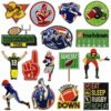 oly-b828d93c360d8c9af6f62400d2d13b48 Wholesale Chic Embroidered Rugby Patch Iron-On Decorative Badge for Clothing Bags DIY Accessory Resale