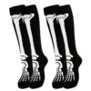 Wholesale Polyester Cartoon Print Halloween Skeleton Mid Calf Socks for Unisex Sweat Absorbing Gift