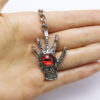 Wholesale Silver Evil Eye Claw Keychain Pendant Stylish Car Key Accessory for Men