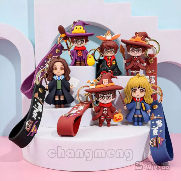 oly-b85e2f4157d9a6d246f4d106bd492f5b Wholesale Cartoon Keychain Book Academy Doll Bag Charm Car Key Accessory Gift OLY Exclusive