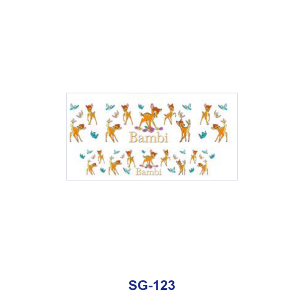 Wholesale 8pcs Lovely Forest Animals 3oz Tumbler Stickers Wrap