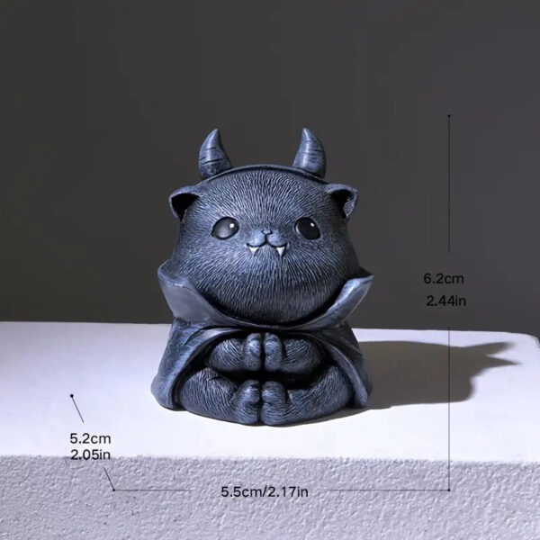 Wholesale Halloween Skeleton Cat Resin Ornament for Home Decor or Gift Boutique