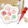 oly-b8a58b852be9fee1feda1a42b42452b0 Wholesale Acrylic Strawberry Beads DIY Jewelry Accessories for Keychain Bag Charm